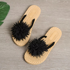 Sandalias de Playa Casuales para Mujer, con Estampado de Girasoles, Antideslizantes, Resistentes al Desgaste, Tipo Chanclas - Product Image 5