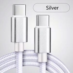 6ft 2M 60W USB <b>C</b> <b>to</b> USB <b>C</b> Fast Charger <b>Cable</b> Braided Nylon Jacket for Mobile Phone <b>Type</b> <b>C</b> Charger <b>Cable</b> - Product Image 5