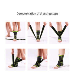 남녀공용 조절식 스트랩 발목 압박 지지대 슬리브 밴드 - Product Image 4