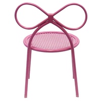 Chaises à nœuds en ruban métallique rose pour fête d'anniversaire, baby shower, fête de ballerine pour enfants