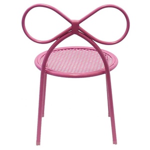 Sedie con Fiocco in Nastro Metallico Rosa per Feste di Compleanno, Baby Shower e Ballerine - Product Image 4