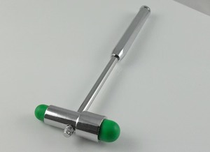 Martillo de percusión de reflejos médico tipo T, cabeza de silicona multicolor, martillo de diagnóstico neurológico de acero inoxidable para médicos - Product Image 5