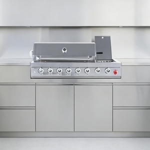 58Inch Built-in BBQ Modern Premium Design Large 419 Sq.In Gas/Charcoal Stainless Steel Food-Grade <b>Mesh</b> <b>for</b> Healthy DY611B Bbq Gr - Product Image 4