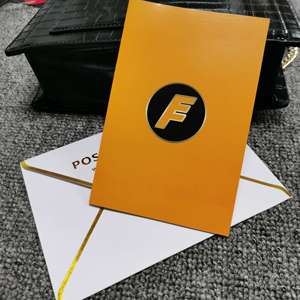 Carta di ringraziamento personalizzata cartolina di vendita calda della società con stampa di lusso grazie per la carta di Shopping all'ingrosso - Product Image 4