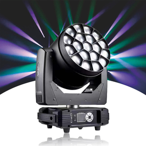 19x15W mắt ong lớn <span class=keywords><strong>19</strong></span>*15W RGBW 4 trong 1 <span class=keywords><strong>Led</strong></span> <span class=keywords><strong>zoom</strong></span> chùm làm sạch di chuyển ánh sáng đầu DJ Bar Câu lạc bộ Đảng ánh sáng sân khấu - Product Image 1