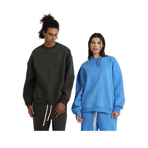 เสื้อฮู้ดผ้าฟลีซคอตตอน 100% คุณภาพสูง ขายส่ง แบบลำลอง โอเวอร์ไซส์ สำหรับฤดูหนาว ปักลายเรียบๆ  สามารถปรับแต่งโลโก้ได้ - Product Image 3