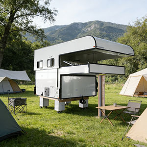 Ecocampor 4X4, camping-car tout-terrain en aluminium, pick-up, tente pop-up, auvent coulissant sur le pick-up - Product Image 1