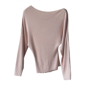 Juzhi – <span class=keywords><strong>pull</strong></span> tricoté à <span class=keywords><strong>col</strong></span> <span class=keywords><strong>bateau</strong></span> pour femme, couleur unie, minimaliste, coupe cintrée, manches longues, nouvelle collection début d'automne, 559-1 - Product Image 5