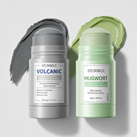Masque en stick à l'argile volcanique et à l'armoise, marque privée, nettoyage en profondeur, contrôle du sébum, hydratant, masque facial, fabricant en gros