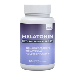 Oazvita Cápsulas <span class=keywords><strong>de</strong></span> Melatonina <span class=keywords><strong>de</strong></span> Marca Privada, Suministro <span class=keywords><strong>de</strong></span> Fábrica, 10MG, Soporte Natural <span class=keywords><strong>para</strong></span> <span class=keywords><strong>Dormir</strong></span>, 60 Piezas, Relajación Corporal, OEM/ODM - Product Image 1