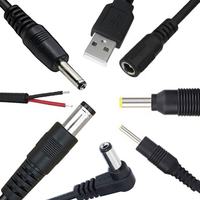 Câble d'extension d'alimentation CC de haute qualité certifié CE mâle vers femelle 5,5x2,1 mm pour caméra de vidéosurveillance