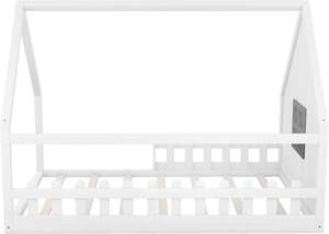 Bambini <span class=keywords><strong>Montessori</strong></span> casa <span class=keywords><strong>letto</strong></span> per bambini mobili camera da <span class=keywords><strong>letto</strong></span> legno moderno semplice struttura del <span class=keywords><strong>letto</strong></span> pavimento per bambini con Guardrail - Product Image 3