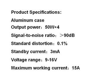 เครื่องขยายเสียงบลูทูธกำลังสูง พร้อมอีควอไลเซอร์ EQ สำหรับใช้ในบ้าน รถยนต์ และคาราโอเกะกลางแจ้ง ใช้งานได้สองรูปแบบ - Product Image 5