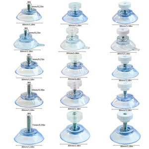 Transporte rápido Rubber Glass Sucção Cup Hook Vacuum Sucker com Metal Hooks - Product Image 6