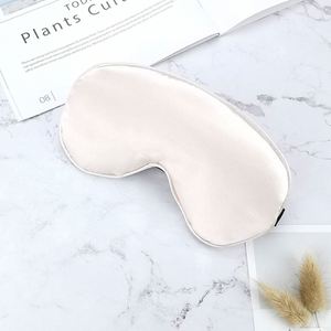 Masque oculaire en soie pure à 100 % Mulberry, couleur unie, occultant, pour usage domestique - Product Image 2