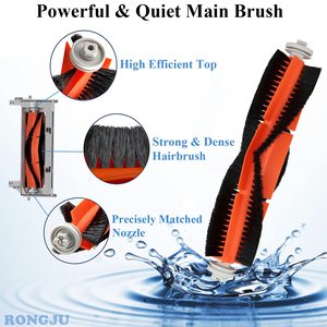 Repuestos para Aspiradora Robótica Roborock S4 S5 S6 <span class=keywords><strong>E4</strong></span> E20 E25 E35 S50: Cepillo Principal, Cepillo Lateral, Paño de Limpieza y Filtro de Tanque de Agua - Product Image 2