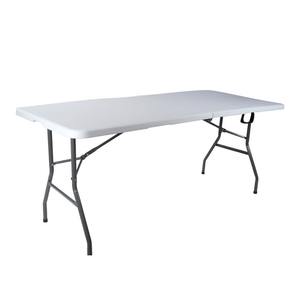 พลาสติก HDPE PP โต๊ะพับสี่เหลี่ยมทนทานและการออกแบบที่ทันสมัยสำหรับเฟอร์นิเจอร์กลางแจ้ง - Product Image 5