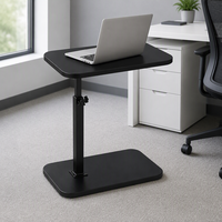 Table de chevet mobile et réglable en hauteur, gain de place, en forme de C, pour petit appartement, salon, canapé