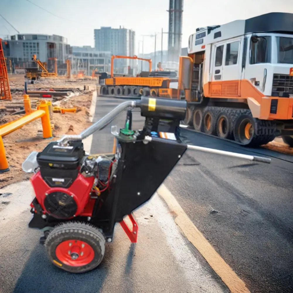 Motor çekirdek bileşeni ile yeni doyurucu görev yol yönlendirici asfalt kanal açma makinesi