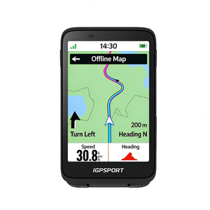 คอมพิวเตอร์จักรยาน BiNavi GPS, หน้าจอสัมผัส 3.5 นิ้ว, มาตรวัดความเร็วจักรยานไร้สาย, ระบบนำทางด้วยแผนที่, เครื่องวัดระยะทางสำหรับจักรยานเสือหมอบและจักรยานเสือภูเขา - Product Image 1