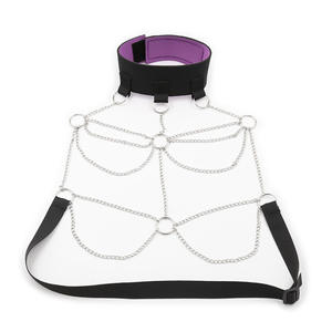 Arnés <span class=keywords><strong>de</strong></span> Cuello para <span class=keywords><strong>Mujer</strong></span>, Estilo Punk, Liguero Sexy, Cadena <span class=keywords><strong>de</strong></span> Gargantilla, Cinturón <span class=keywords><strong>de</strong></span> <span class=keywords><strong>Castidad</strong></span>, Tirantes, Bondage <span class=keywords><strong>de</strong></span> Cintura, <span class=keywords><strong>Jaula</strong></span> BDSM - Product Image 4