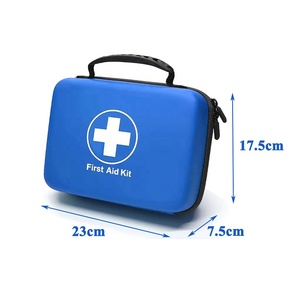First <span class=keywords><strong>Aid</strong></span> Only <span class=keywords><strong>Kit</strong></span> d'urgence de premiers soins tout usage 180 pièces bleu avec poignée Trousse de premiers soins - Product Image 3