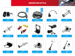 Conectores de Remolque Redondos y Planos de Estilo Americano de 1/<span class=keywords><strong>2</strong></span>/3/4/5/6/7 Pines OEM Personalizados, Arnés para Sistema Eléctrico de Iluminación de Remolque - Product Image 3