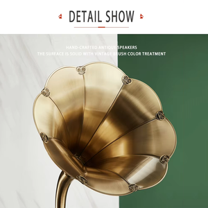 Giradischi Audio Multifunzione con <span class=keywords><strong>Grammofono</strong></span> in Vinile e Lettore di Dischi con Base Integrata - Product Image 5