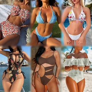 Traje <span class=keywords><strong>de</strong></span> <span class=keywords><strong>Baño</strong></span> <span class=keywords><strong>de</strong></span> Dos Piezas con Cuello Halter <span class=keywords><strong>para</strong></span> <span class=keywords><strong>Mujer</strong></span>, Venta al por Mayor, Conjunto <span class=keywords><strong>de</strong></span> Bikini Sexy <span class=keywords><strong>para</strong></span> la Playa, Gran Oferta 2026 - Product Image 2