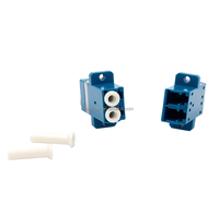 Acoplador de Fibra Óptica SURFIBER LC/UPC de un Solo Puerto E2000 con Brida para Panel de Conexiones FTTH SFAE2000, 1 Año de Garantía