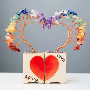 โบโฮคริสตัลทรงกลมจากหินควอตซ์ธรรมชาติประดับโต๊ะกลางโต๊ะของขวัญการรักษาทางจิตวิญญาณ2025สลักลายสัตว์คริสต์มาส - Product Image 3