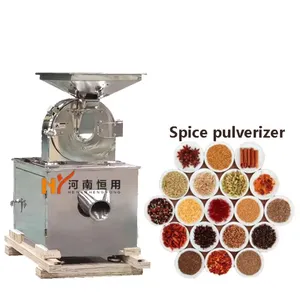 Yüksek kaliteli baharat biber otlar pulverizer/mısır öğütme makinesi/tahıl freze makineleri