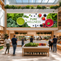 Écran LED intérieur haute fréquence de rafraîchissement série FA P1.86 – Affichage LED commercial pour la publicité en centre commercial