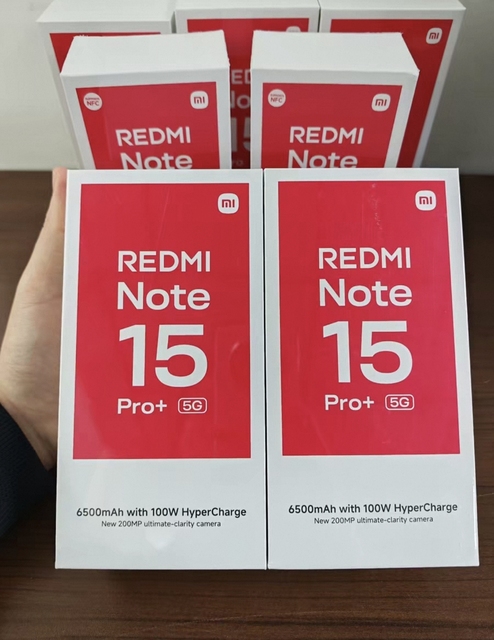 Original Xiaomi Redmi Note 15 Pro+ Plus Global Version 12GB+256GB Smartphone Android 5G Smart Phone Mobile 6500mAh for Xiaomi AI