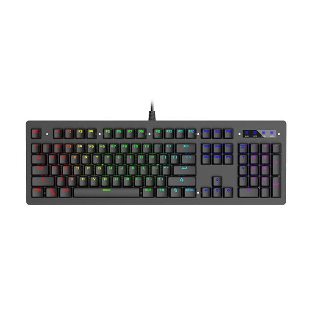 Mechanical Keyboard Full Size Wired RGB LED Backlit Computer Gaming Keyboard