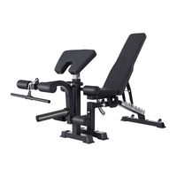Banc de musculation multifonctionnel réglable, chaise de pasteur, équipement d'exercice pour hommes, banc pour sit-ups et press de poitrine