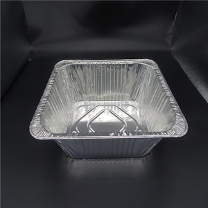 Recipiente de aluminio para llevar con tapa de tablero recipiente de papel de aluminio para <span class=keywords><strong>restaurante</strong></span> - Product Image 2