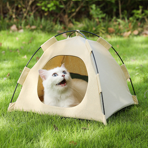 Pet House Tent para cães e gatos de tamanho pequeno Verde/Rosa/Amarelo Cores-móveis Brinquedos