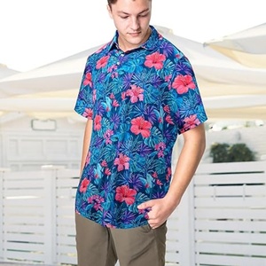 Camisa Deportiva de Golf para Hombre, Corte Regular, Transpirable, de Secado Rápido, con Tejido de Punto a Rayas, Manga Corta y Cuello - Product Image 6