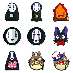 FOB zapatos cadena hebillas Hayao Miyazaki <span class=keywords><strong>Manga</strong></span> accesorios PVC suave venta al por mayor dibujos animados Anime personajes zapato encantos para niños zuecos - Product Image 5