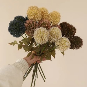 Ramo de Flores Artificiales de Diente de León de Tacto Real Personalizado, 3 Cabezas, Arreglo Floral de Plástico Suave para Decoración del Hogar y Bodas - Product Image 5