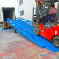 Rampe de chargement mobile portable pour camions, rampe de quai hydraulique pour conteneurs