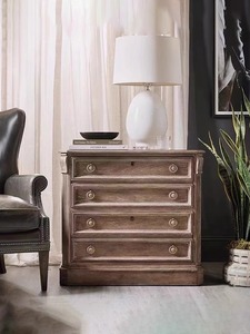 Librería de madera maciza RH American Country, combinación de escritorio retro francés, estantería de almacenamiento multicapa abierta sin puerta de roble - Product Image 6