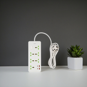 Nuevos enchufes de tira de alimentación con puertos USB Extensión eléctrica Multi Socket 13A Enchufe nominal con enchufe - Product Image 5