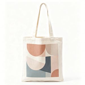 <b>Reusable</b> Christmas Style Canvas Women Shoulder <b>Bag</b> TUV Certified Zipper Closure Custom Color - Product Image 1