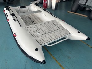 CAT380RIB 380cm <span class=keywords><strong>Mehler</strong></span> PVC Aluminium RHIB Katamaran Schlauchboot - Product Image 4