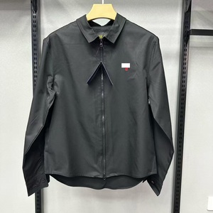 Camisa Casual de Alta Calidad para Hombre, con Microetiqueta Bordada, Corte Holgado, Tela de Velour, Cierre de Cremallera, Ecológica, Tallas Disponibles: XL a 6XL - Product Image 5