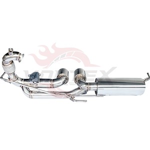 Escape de acero inoxidable Vortex para Smart W453 Fortwo Forfour 1.0 0.9T Valvetronic Catback con puntas dobles centrales Rumble - Product Image 3