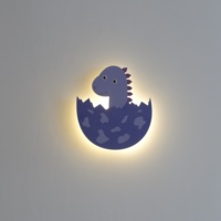Lampe LED décorative en forme de dinosaure, applique murale, luminaire décoratif d'intérieur, veilleuse pour dormir