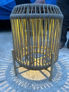 Le jardin extérieur imperméable actionné de réverbère a mené la lampe solaire rétro rechargeable portative de camping - Product Image 4